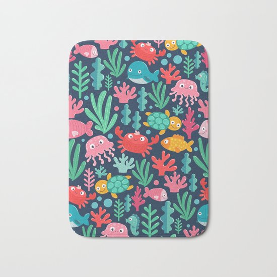 Under the sea Bath Mat