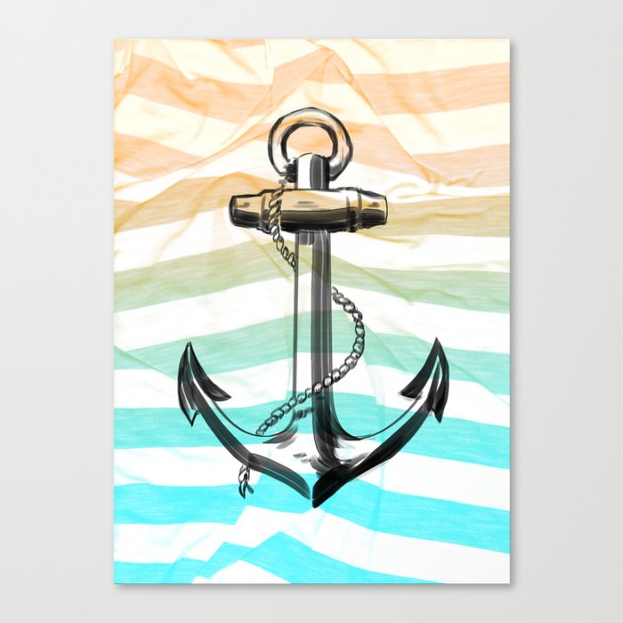 Laundry Day Series: "You're an Anchor" Canvas Print