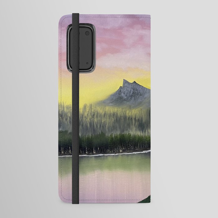 Two Playful Mountains by Hafez Feili Android Wallet Case