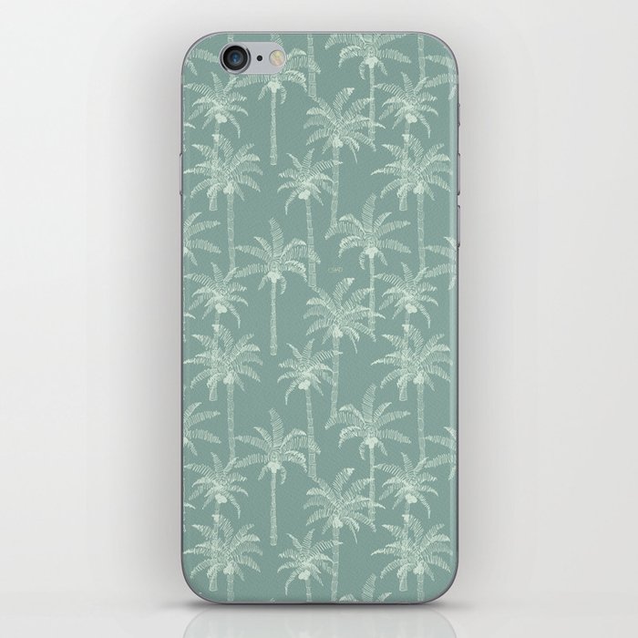 Palm Trees - Sage iPhone Skin