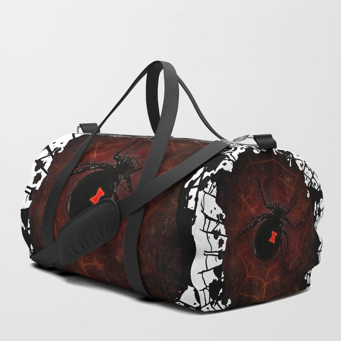 Black Widow Signature Design Duffle Bag By Adamzworld Society6