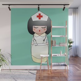 Kokeshi Nurse Wall Mural