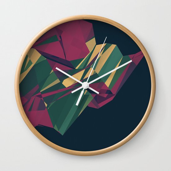 Crystalline 1 Wall Clock