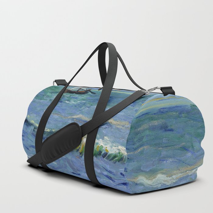 Vincent van Gogh "The Sea at Les Saintes-Maries-de-la-Mer" Duffle Bag