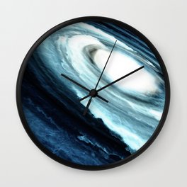 Blue Galaxy Wall Clock