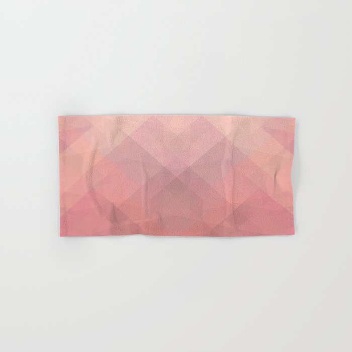 Pixelated rose pink beach Hand & Bath Towel by ARTbyJWP | society6.com - Pink bathroom accessories and decoration