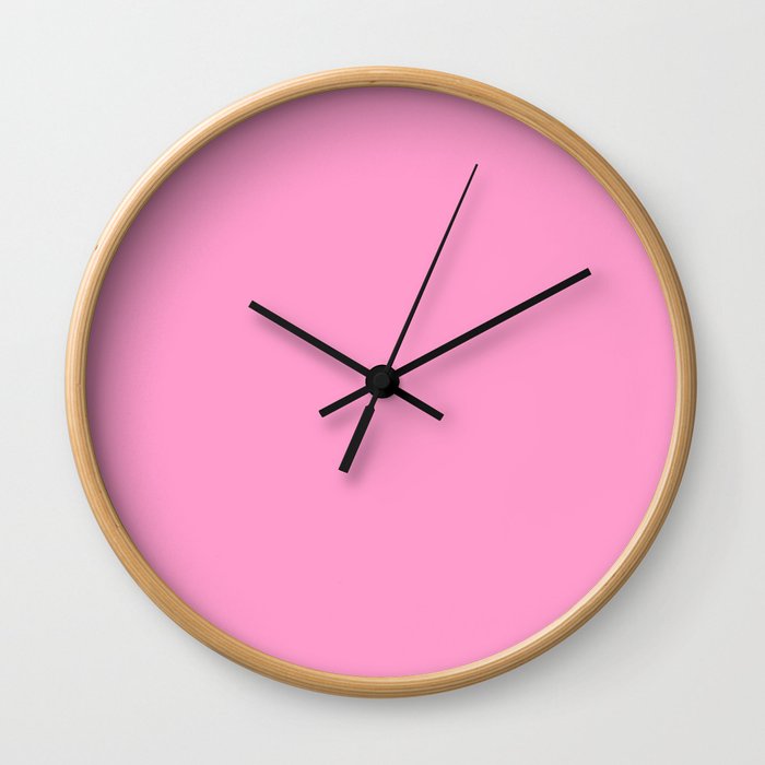 Soft Pastel Pink - Color Therapy Wall Clock