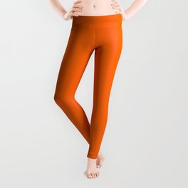 Fractowrap Solid Colors Orange Leggings