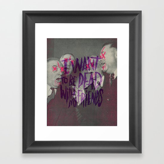 EVERY TIME I DIE Framed Art Print
