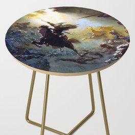 The Wild Hunt - Johann Wilhelm Cordes Side Table