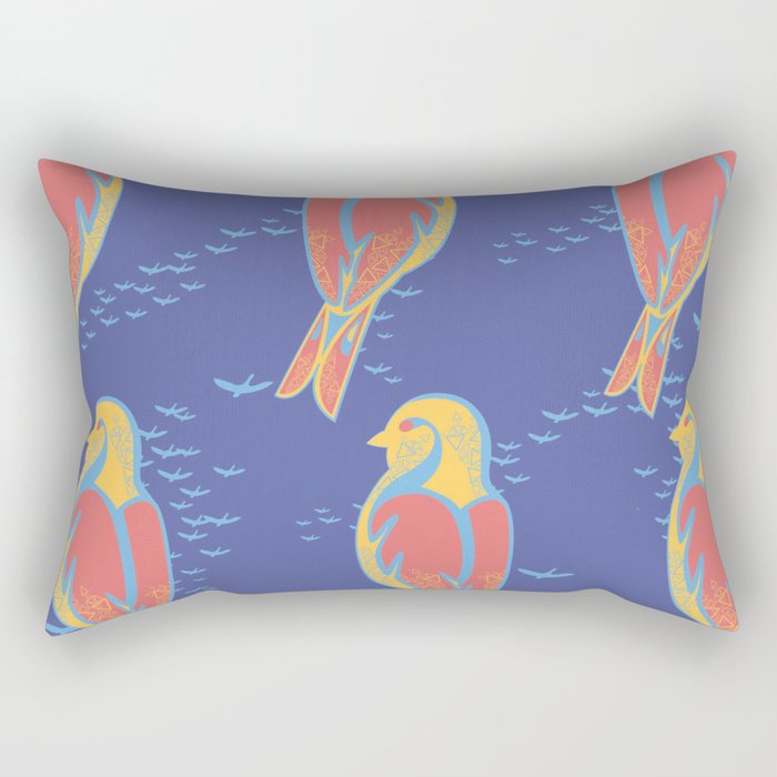 Flocks  Rectangular Pillow