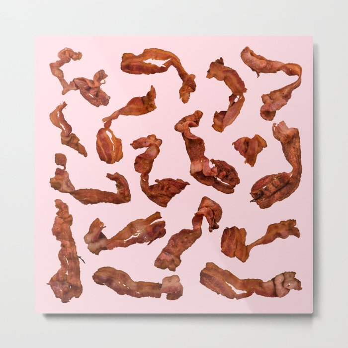 Bacon, Fried Metal Print