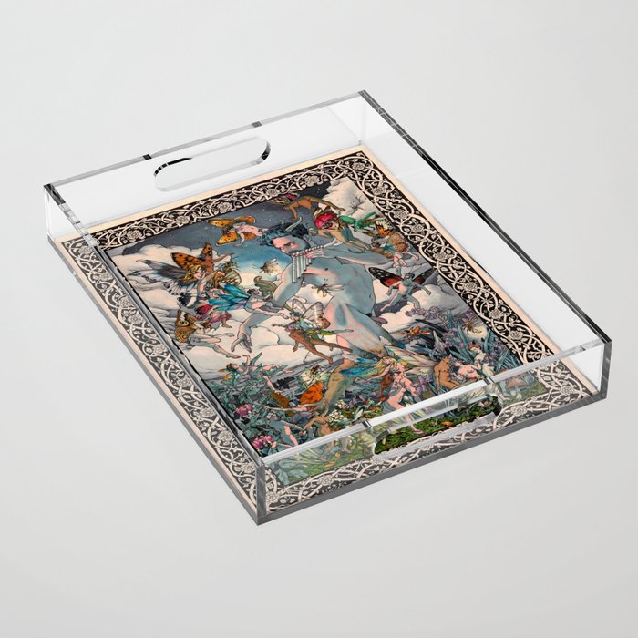 El Fauno y las Hadas Acrylic Tray