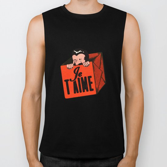 Peek-a-boo (I Love You) Biker Tank