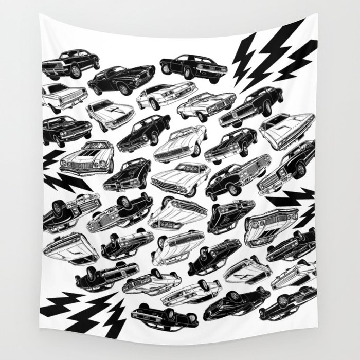 Muscle Car Mania Ii Wall Tapestry By Octane Society6