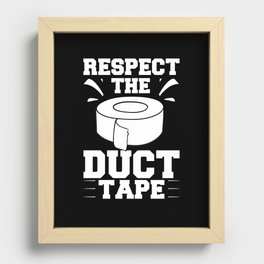 Duct Tape Roll Duck Taping Crafts Gaffa Tape Recessed Framed Print
