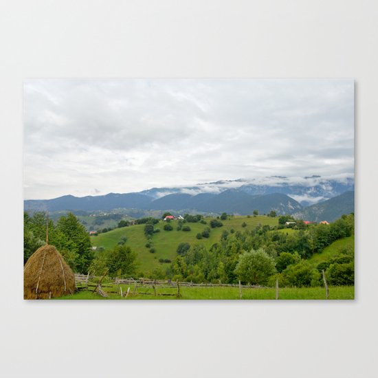 Beautiful Transylvanian mountain landscape Canvas Print