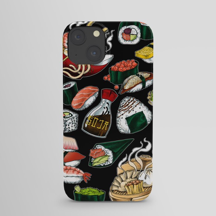 Sushi Black iPhone Case
