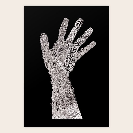 Hand Art Print