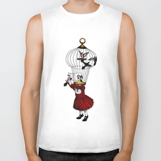 the cage Biker Tank