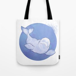 Beluga Wave Tote Bag