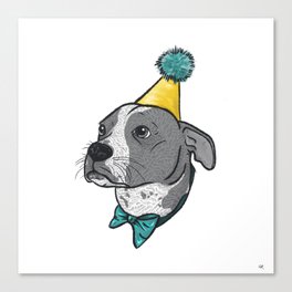 Party Pupper Canvas Print