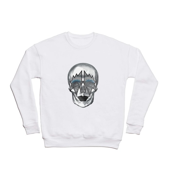 Spaceman-KISS skull Crewneck Sweatshirt