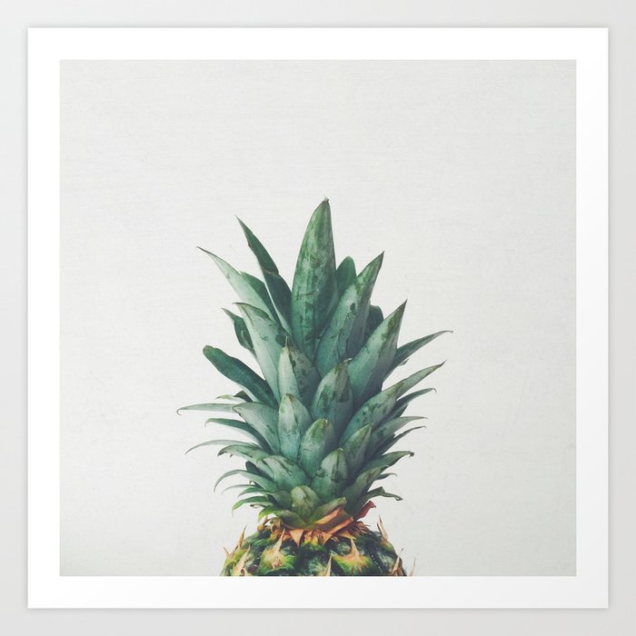 Pineapple Top Art Print