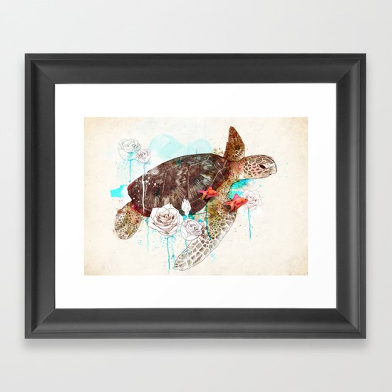 Tortuga Framed Art Print