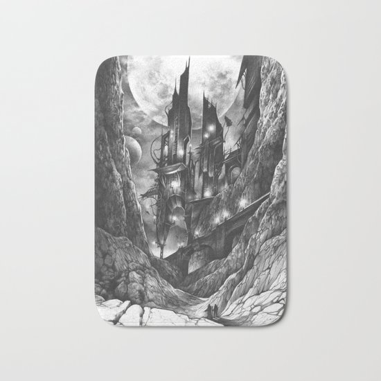 City in the far future Bath Mat
