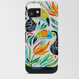 Tropical Toucans iPhone Card Case