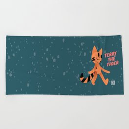Terry The Tiger Beach Towel