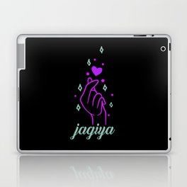 Jagiya Korea Korean Heart K Pop Love Heart Finger Laptop Skin