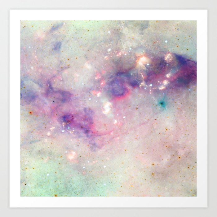 The colors of the galaxy Art Print