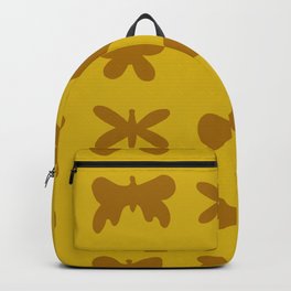 Yellow butterflies. Backpack