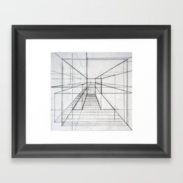 Playing with Perspective Framed Art Print