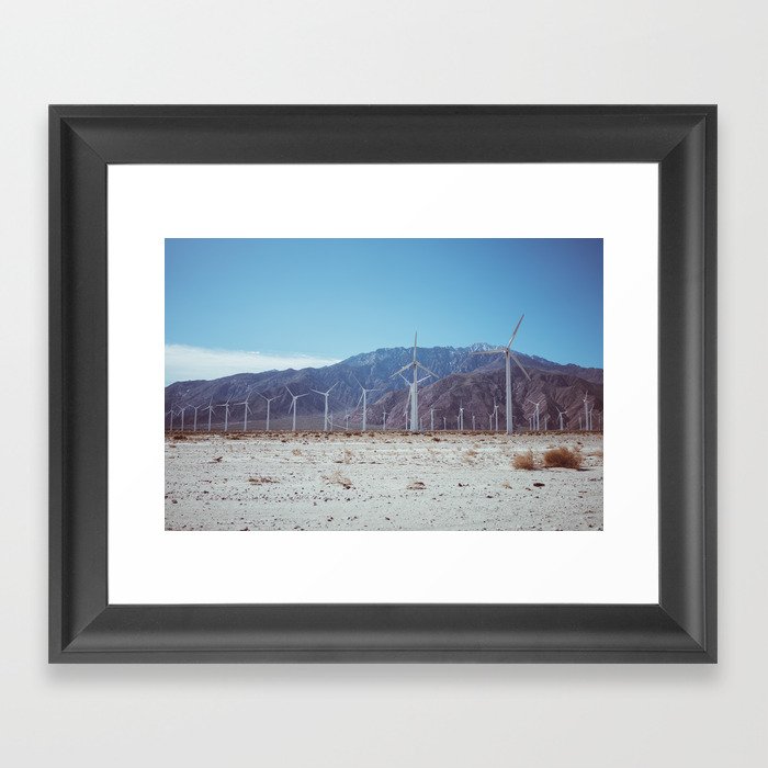Palm Springs Windmills VII Framed Art Print
