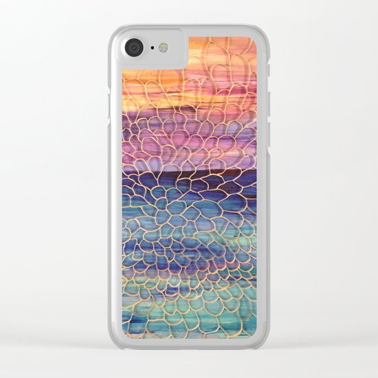 Looking through Lace Clear iPhone Case