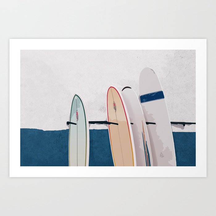 Taghazout Surfboards Art Print