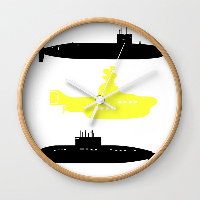 Yellow Submarine Wall Clock