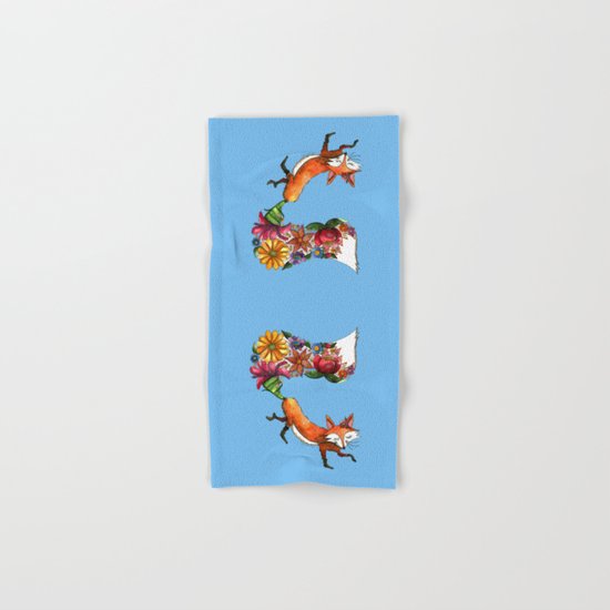 Hunt Flowers Not Foxes Hand & Bath Towel