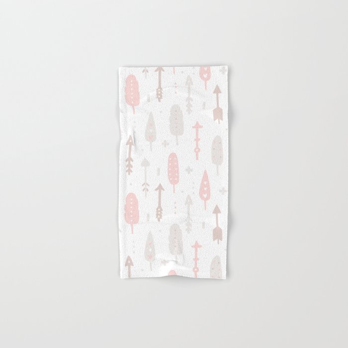 pink and brown towels