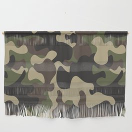 vintage military camouflage Wall Hanging