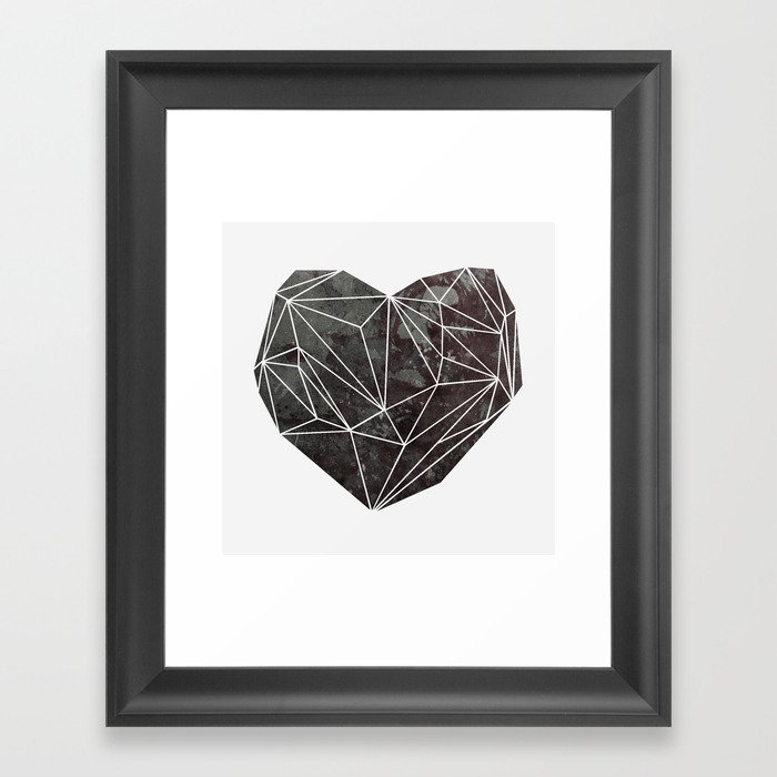 Heart Graphic 4 Framed Art Print