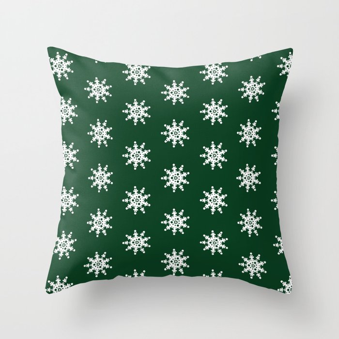 Mini Snowflake Design  Throw Pillow