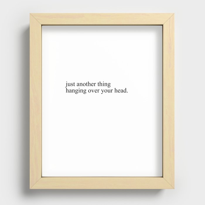Recessed Framed Print