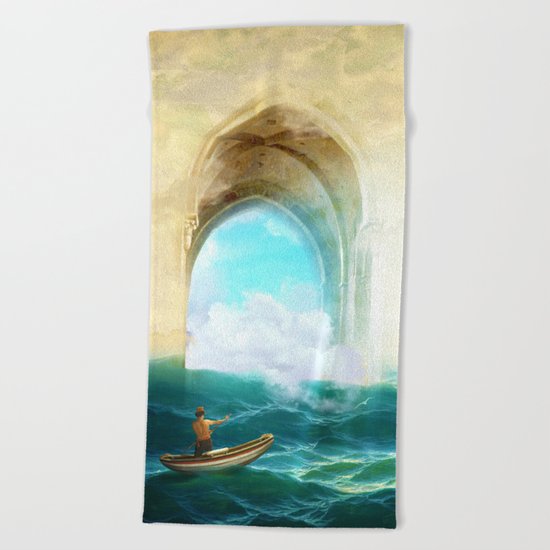 The Veil of Mists Beach Towel