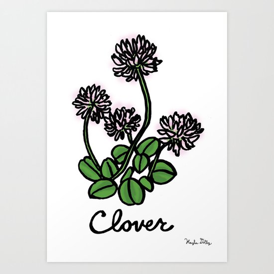 Clovers Art Print