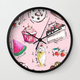 Food Love Wall Clock