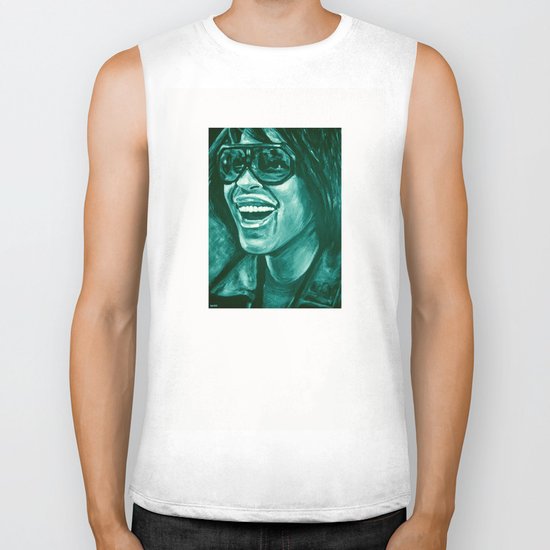 keep smiling option two! Biker Tank